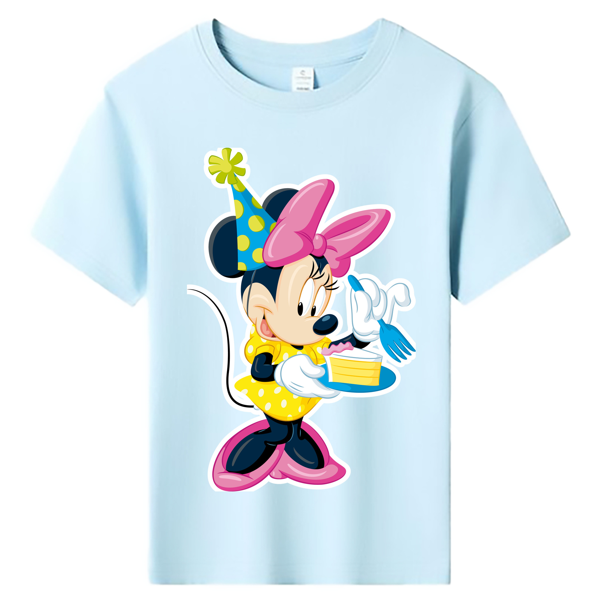 ミッキーマウス Mickey Mouse 綿100％キッズTシャツ（フロントプリント）